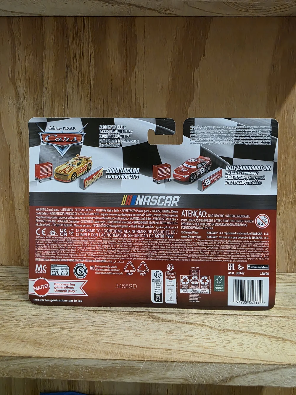 NASCAR Die-Cast Toy Set. Gogo Logano And Dale Earnhardt Jr.